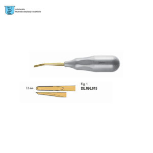 Ergo-Form Elevator Falcon serrated straight 3.5mm, fig.1