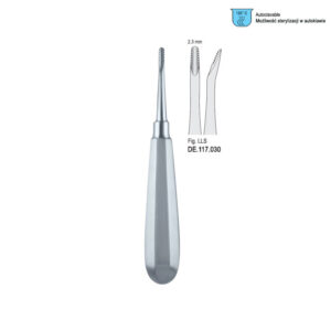 Elevator Lindo-Levian serrated curved fig. 3