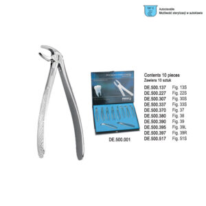 Extracting forceps children pattern set of 10
