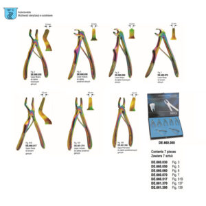Disguise Extraction forceps children pattern set of 7