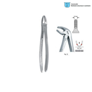 Extracting forceps European pattern fig. 13
