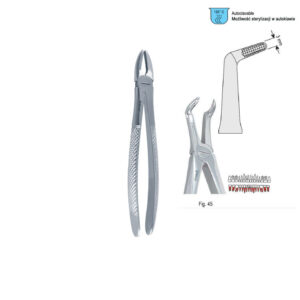 Extracting forceps European pattern fig. 45