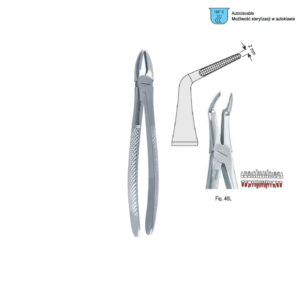 Extracting forceps European pattern fig. 46L