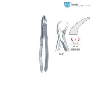 Extracting forceps European pattern fig. 87
