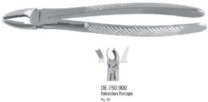 Extraction forceps European pattern fig. 90