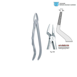 Extracting forceps with anatomical handle fig. 51M