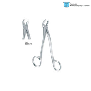 Extracting forceps with ring handle