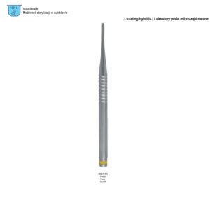 Luxating hybrid micro serrated straight 2.5mm (Yellow)