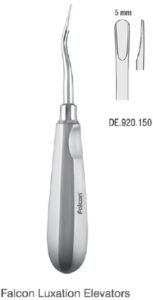 Luxating elevator straight 5mm — Atraumatic Extraction dental instrument by Falcon Medical