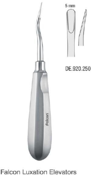 Luxating elevator curved 5mm