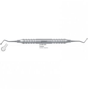Classic-Lite Gingival cord packer Fischer serrated fig. 2 — Impression dental instrument by Falcon Medical