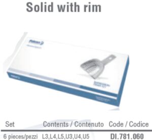 ID-Color Impression tray trays regular solid set of 6