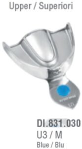 ID-Color Impression tray regular USA model solid upper fig. 3, size M — Impression dental instrument by Falcon Medical