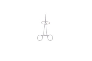 Forceps crown and bridge holding curved with support ring
