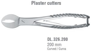 Plaster cutting forceps cur. 200mm