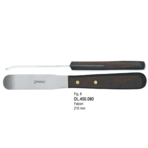 Plaster spatula Falcon fig. 8 rigid 210mm