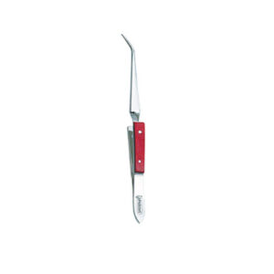 Tweezers soldering angled 160mm