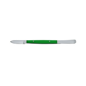 Wax knife Fahnenstock small plastic handle 130mm green