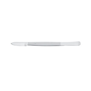 Wax knife Fahnenstock small plastic handle 130mm white