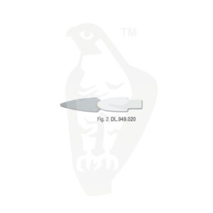 Flexible tip only for ceramic sculpturing instrument fig. 2, white