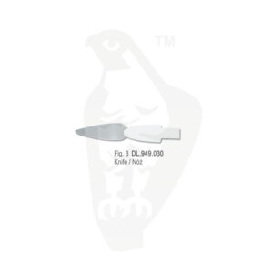 Flexible tip only for ceramic sculpturing instrument fig. 3, white