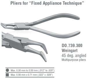 Pliers utility Weingart angled