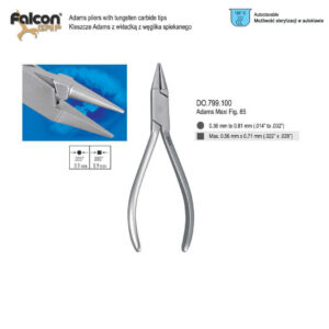 Falcon-Grip Pliers wire bending Adams large round/flat  TC