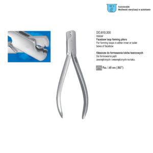 Pliers face bow loop forming Aderer