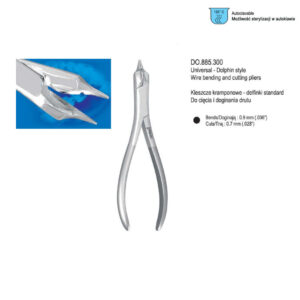 Pliers wire bending and cutting universal Dolphin style