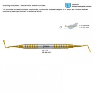 Classic-Lite Tunneling instrument de fig. V-6, TIN coated