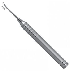 NiTi Periotome flexible curved 2mm, fig. 3 — Atraumatic Extraction dental instrument by Falcon Medical