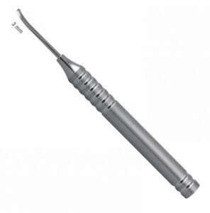 NiTi Periotome flexible curved 3mm, fig. 4 — Atraumatic Extraction dental instrument by Falcon Medical