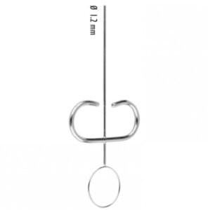 Amalgam gun Micro filling straight 130mm — Restorative dental instrument by Falcon Medical