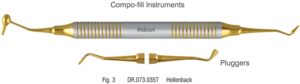 Compo-Fill Plugger Hollenback smooth fig. 3, TIN coated