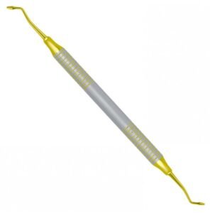 Compo-Fill Burnisher 'Contact former' fig. 1, TIN coated — Restorative dental instrument by Falcon Medical