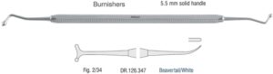 Classic-8 Burnisher de Beavertail/White fig. 2/34