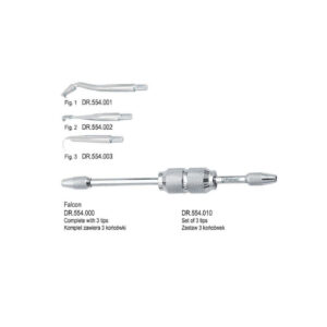 Falcon manual crown remover double ended, complete set