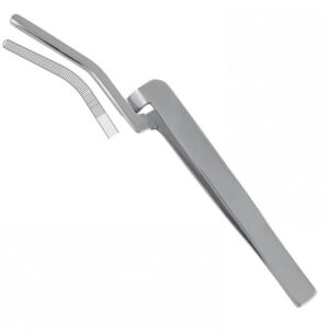 Forceps articulating Miller cur. 150mm