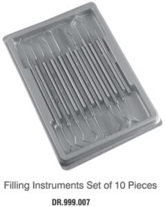Classic-8 Filling instruments set of 10 pieces — Restorative dental instrument by Falcon Medical