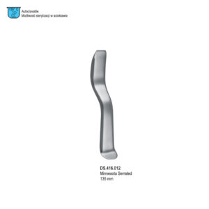 Retractor cheek Minnesota Serrated 135mm
