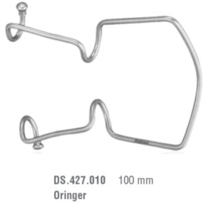 Retractor cheek and lip Oringer fig. 1, 100mm