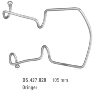 Retractor cheek and lip Oringer fig. 2, 105mm