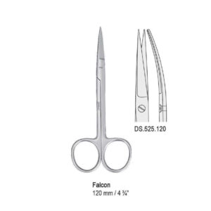 Scissors Falcon curved 120mm