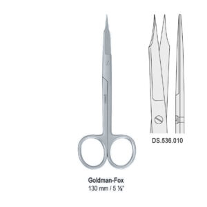 Scissors Goldman-Fox straight 130mm