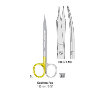 Super-Cut Scissors Goldman-Fox curved 130mm