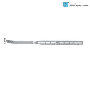 Osteotome bone Falcon with marking curved 7.5mm