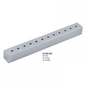 Bur stand for 12 CA/RA burs — Sterlization and Sundries dental instrument by Falcon Medical