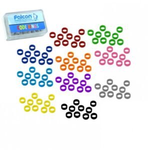 Color code ring silicone small yellow (Pack of 50 pieces) — Sterlization and Sundries dental instrument by Falcon Medical