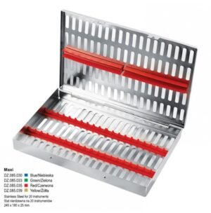 Cassette Tray with cover MAXI, red