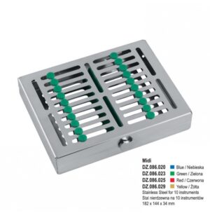 TWIST-LOCK Cassette Tray with cover MIDI, blue